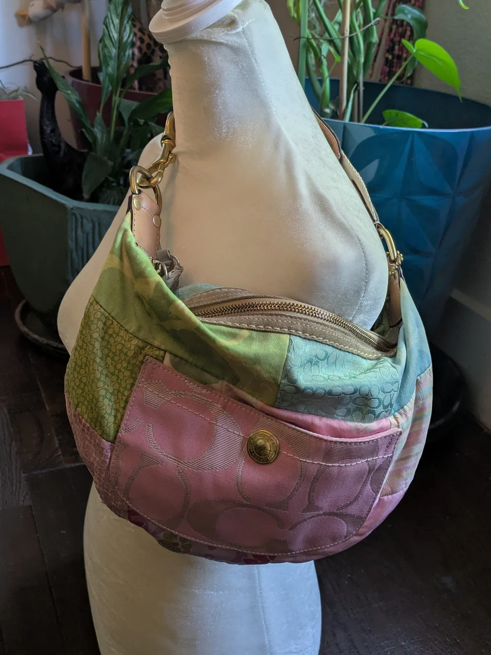 Coach Y2K Vintage 2005 Pastel Patchwork